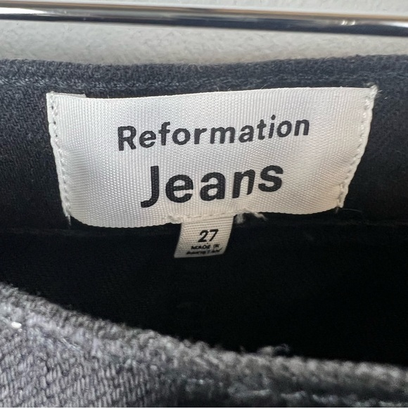 NEW Reformation Daria Ultra High Waist Denim Skirt - Nidri - Picture 8 of 13